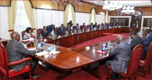 Image of Cabinet meeting on A list of 38 counties under the warning stage for El Nino rainfall