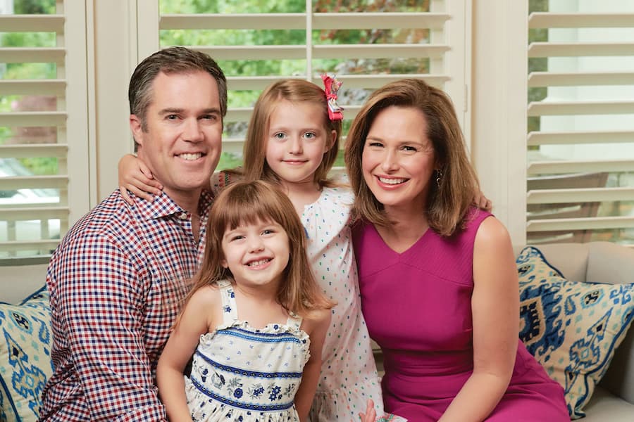 Alison Starling, Husband Peter Alexander and the two daughters Ava an Emma   Photo/Courtesy