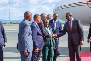 President William Ruto Arriaval in Tanzania