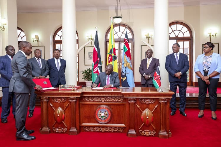 President Ruto assents to NGCDF law Amendments And National Lottery Law