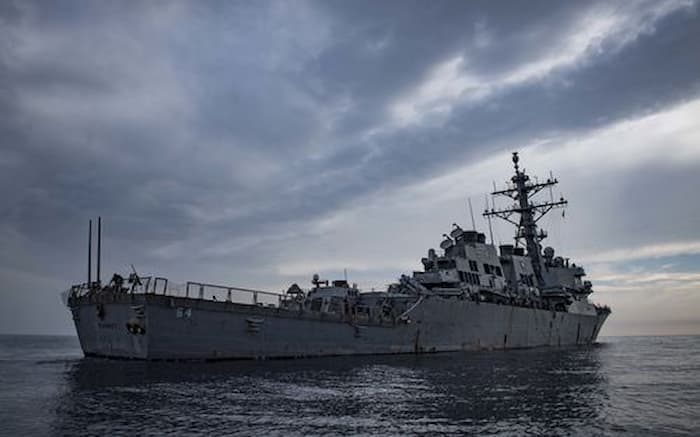 US Warship Was Attacked in the Middle East