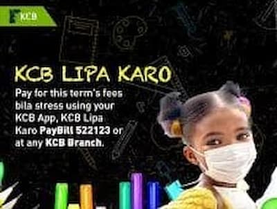 KCB Bank school Fees payment option