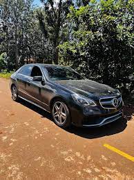 Comedia and digital content creator David Oyando alias Mulamwah's newly purchased Mercedes Benz on March 21, 2024.